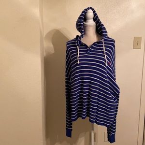 RED HORSEMAN striped pullover